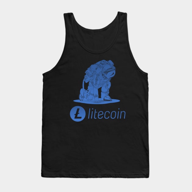 Litecoin ltc Crypto coin Crytopcurrency Tank Top by JayD World